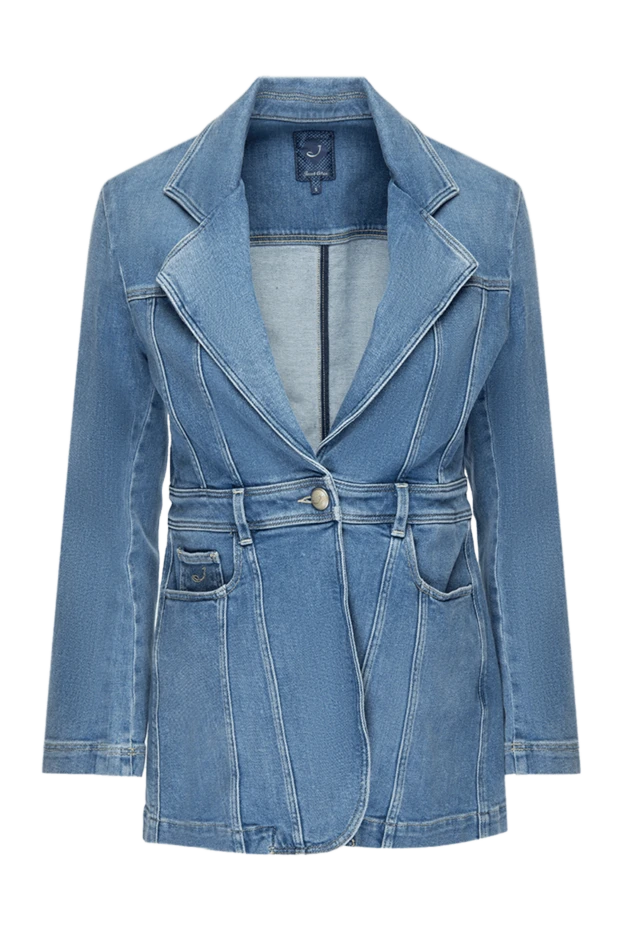 Jacob Cohen woman blue denim jacket made of cotton and elastane for women buy with prices and photos 159986 - photo 1