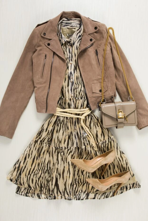 Giorgio&Mario куртка з натуральної замші жіноча бежева 159990 - фото 2