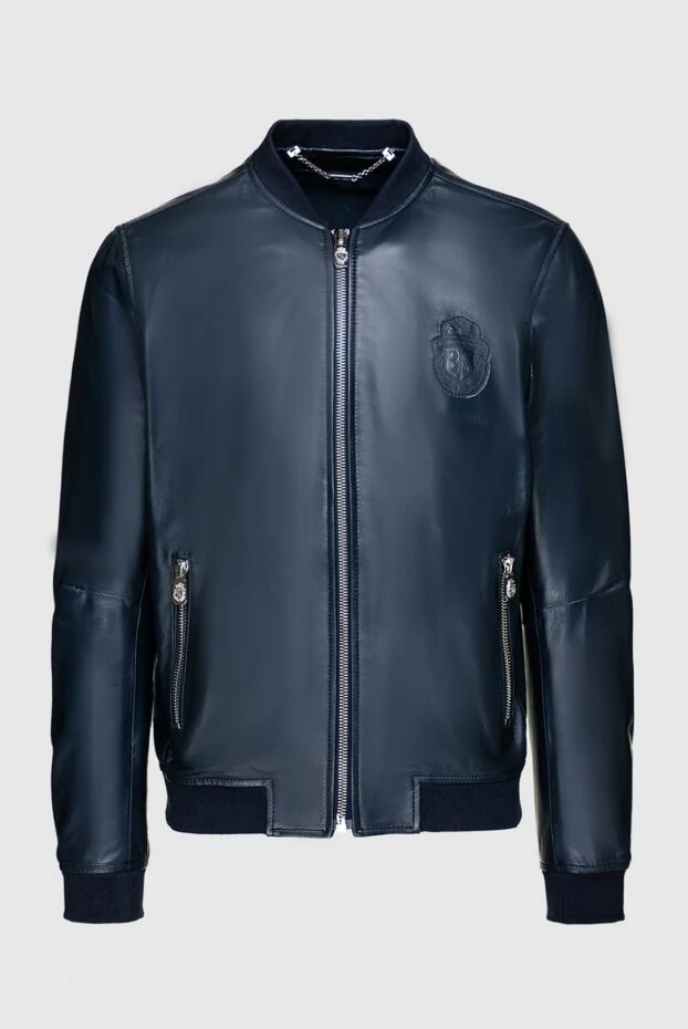 Billionaire man blue leather jacket for men 159995 - photo 1