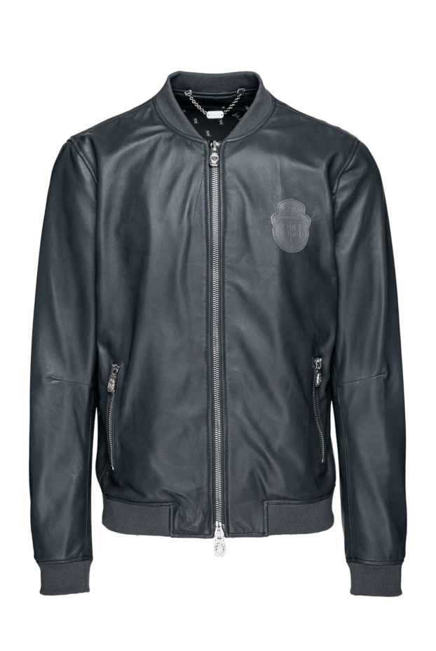 Billionaire man gray leather jacket for men buy with prices and photos 159998 - photo 1