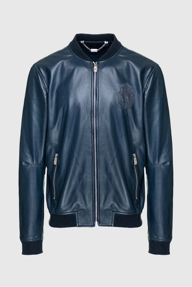 Billionaire leather jacket blue for men 159999 - photo 1