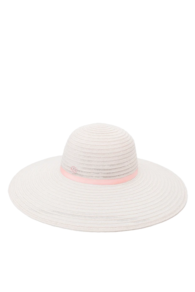 Maison Michel women's pink braided hat with large brim 160012 - photo 1