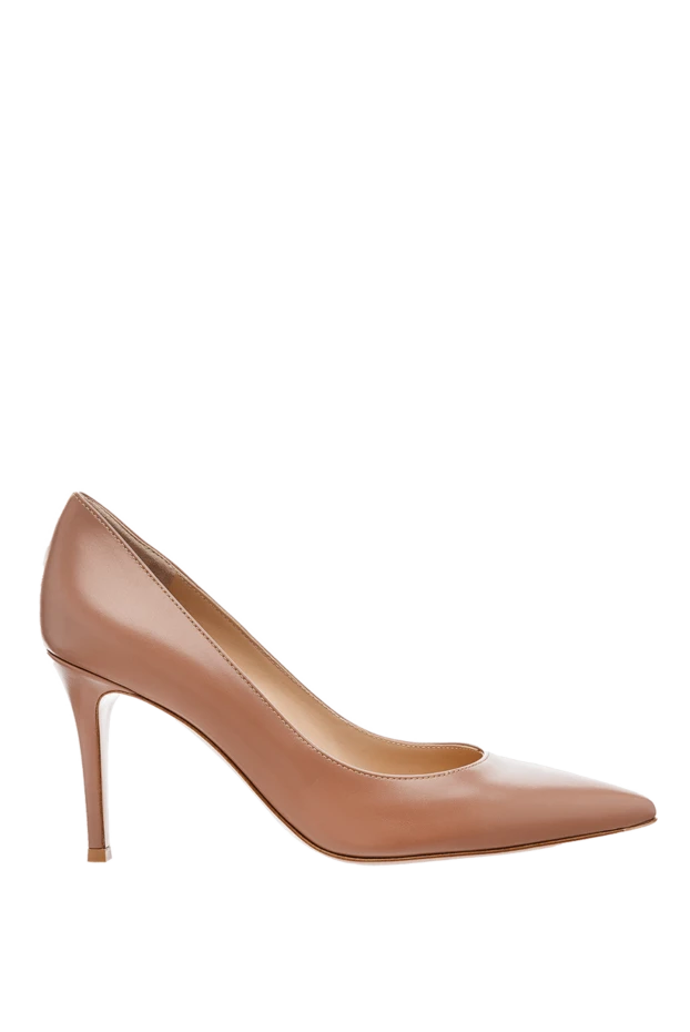 Gianvito Rossi women's beige leather pumps 160016 - photo 1