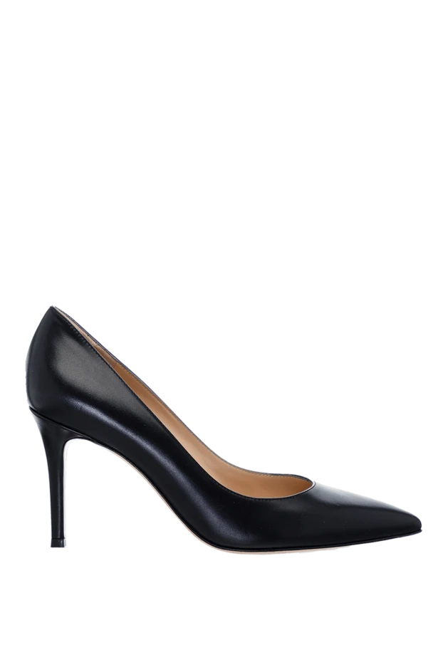 Gianvito Rossi жіночі туфлі зі шкіри чорні жіночі купити фото з цінами 160026 - фото 1