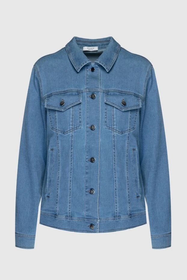 Peserico woman denim jacket made of cotton and elastane blue for women 160035 - photo 1