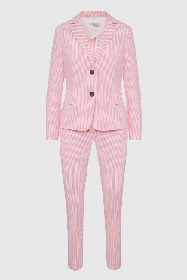 Peserico woman pink women's trouser suit made of cotton and elastane buy with prices and photos 160052 - photo 1