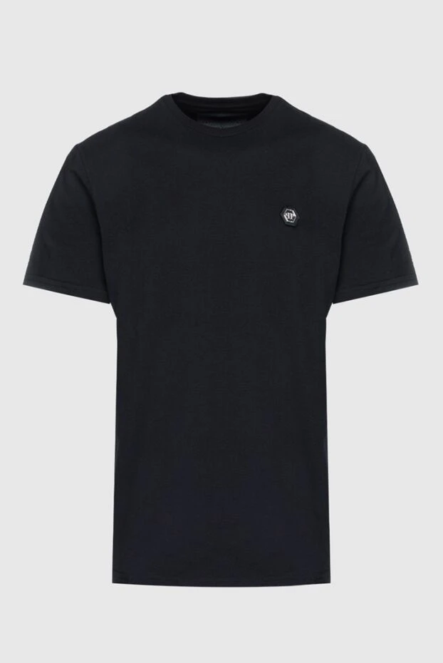 Philipp Plein men's t-shirt made of thick jersey with a miniature emblem 195690 - photo 1