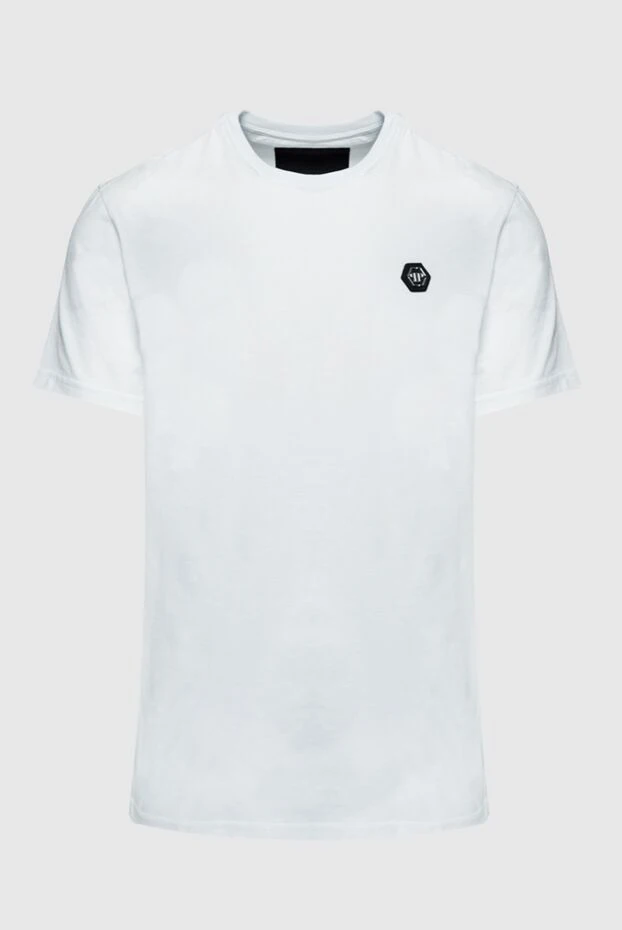 Philipp Plein мужские футболка из хлопка белая мужская купить с ценами и фото 160064 - фото 1