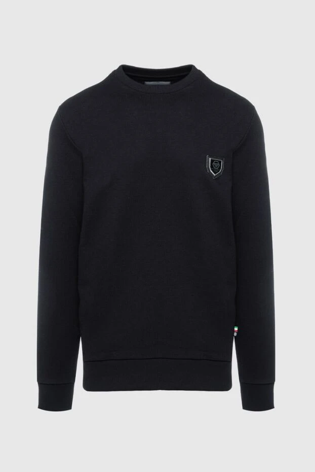 Philipp Plein black cotton sweatshirt for men 160067 - photo 1