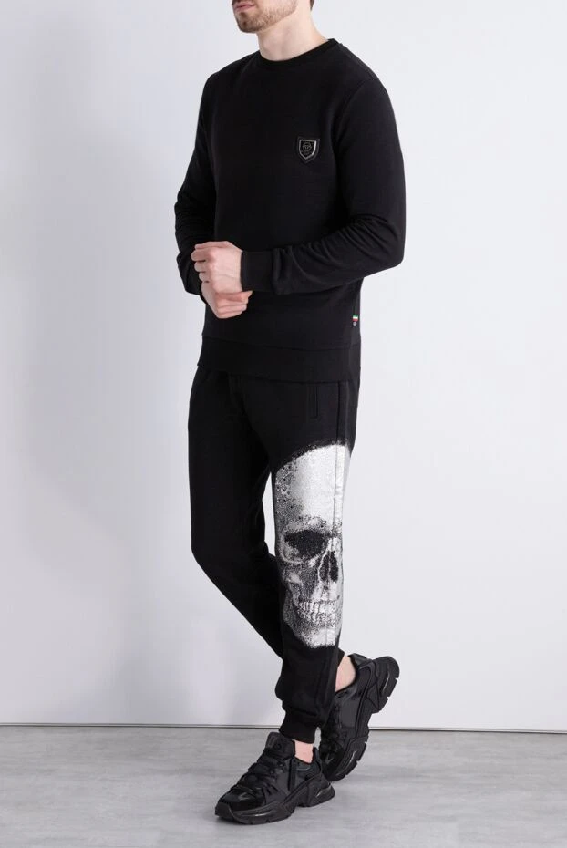 Philipp Plein man cotton sweatshirt black for men buy with prices and photos 160067 - photo 2