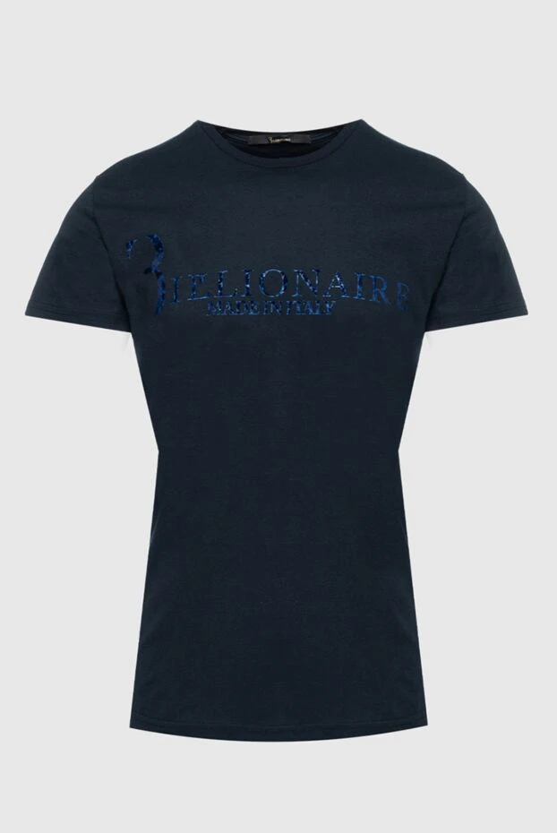 Billionaire мужские футболка из хлопка синяя мужская купить с ценами и фото 160070 - фото 1
