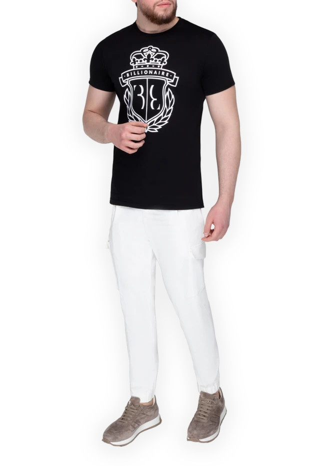 Billionaire man black cotton t-shirt for men buy with prices and photos 160074 - photo 2