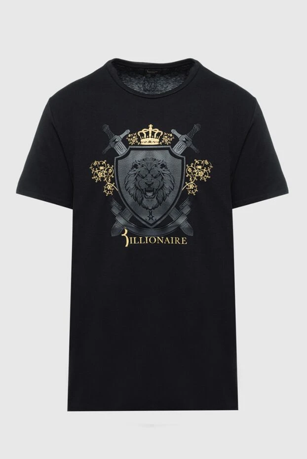 Billionaire мужские футболка из хлопка черная мужская купить с ценами и фото 160080 - фото 1