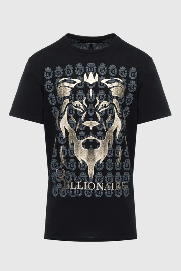 Billionaire чоловічі футболка з бавовни чорна чоловіча купити фото з цінами 160082 - фото 1