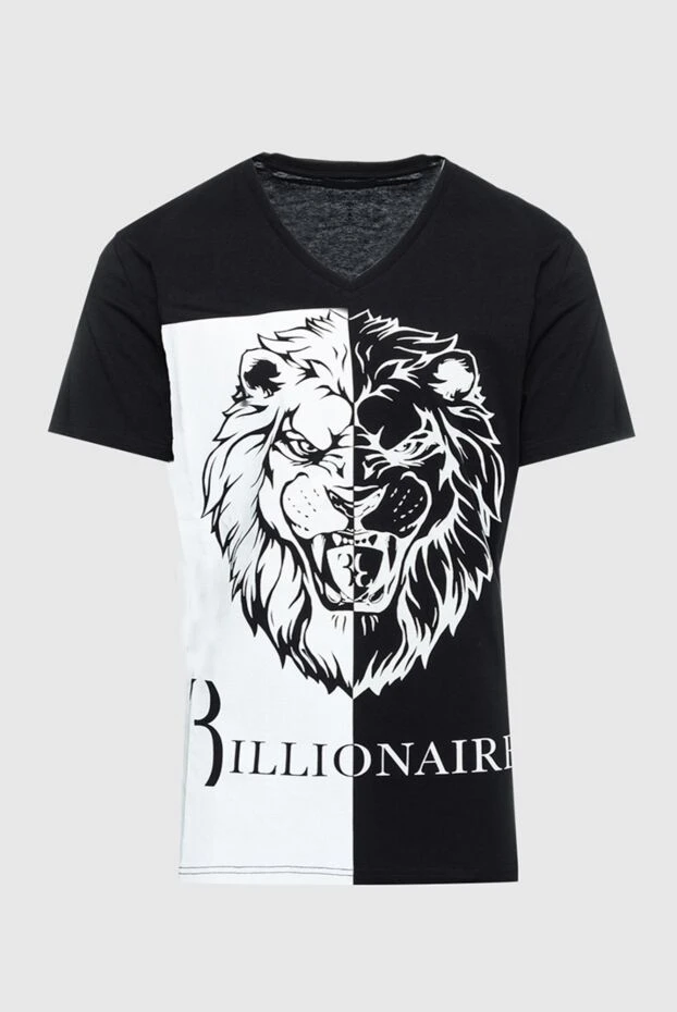 Billionaire man black cotton t-shirt for men 160085 - photo 1