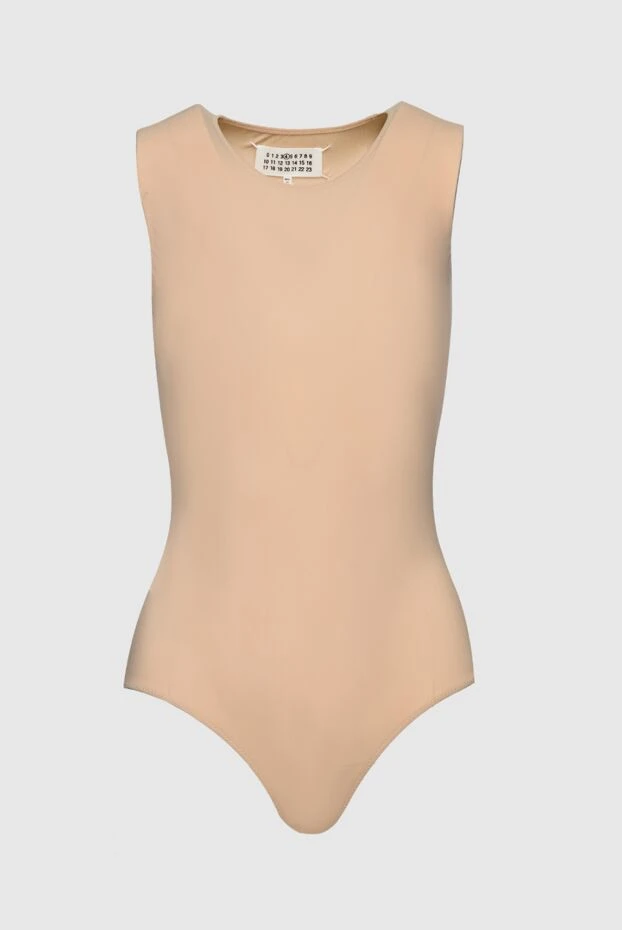 Maison Margiela woman beige bodysuit made of polyamide and elastane for women buy with prices and photos 160198 - photo 1