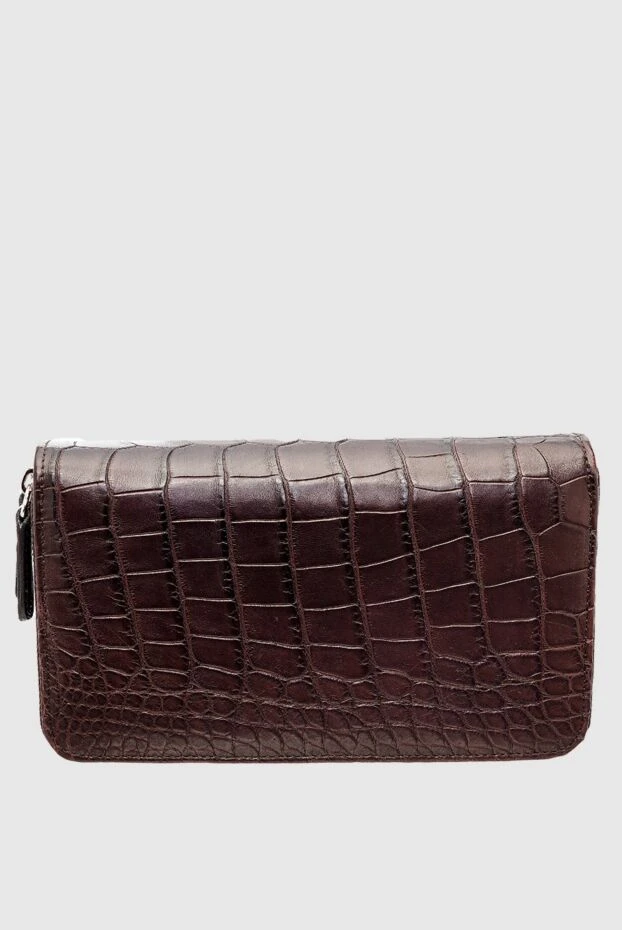 Cesare di Napoli man men's clutch bag made of brown crocodile leather buy with prices and photos 160231 - photo 1