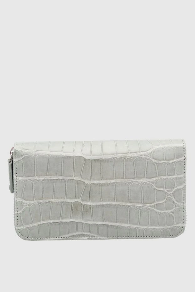 Cesare di Napoli man gray men's crocodile leather clutch buy with prices and photos 160236 - photo 1