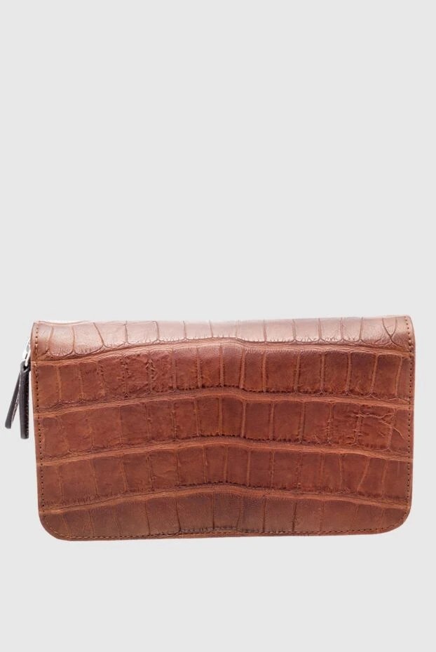 Cesare di Napoli man men's clutch bag made of brown crocodile leather buy with prices and photos 160238 - photo 1