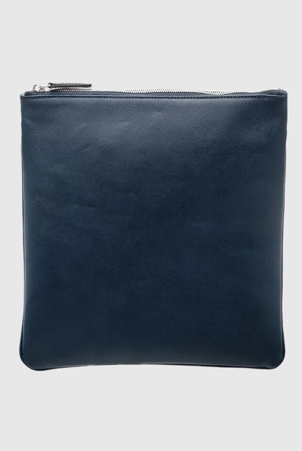 Cesare di Napoli мужские сумка через плечо из натуральной кожи синяя мужская купить с ценами и фото 160257 - фото 1