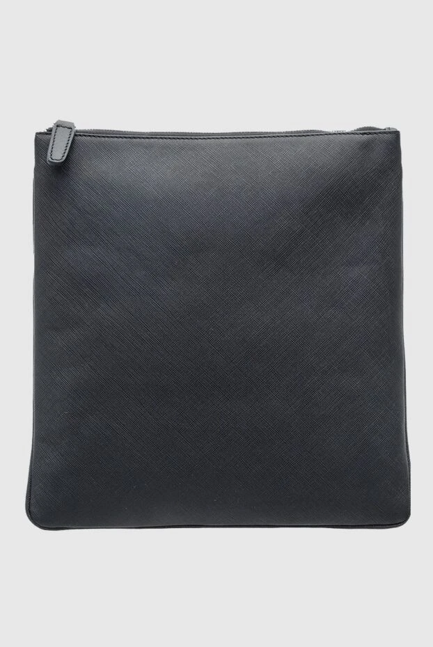 Cesare di Napoli мужские сумка через плечо из натуральной кожи черная мужская купить с ценами и фото 160258 - фото 1