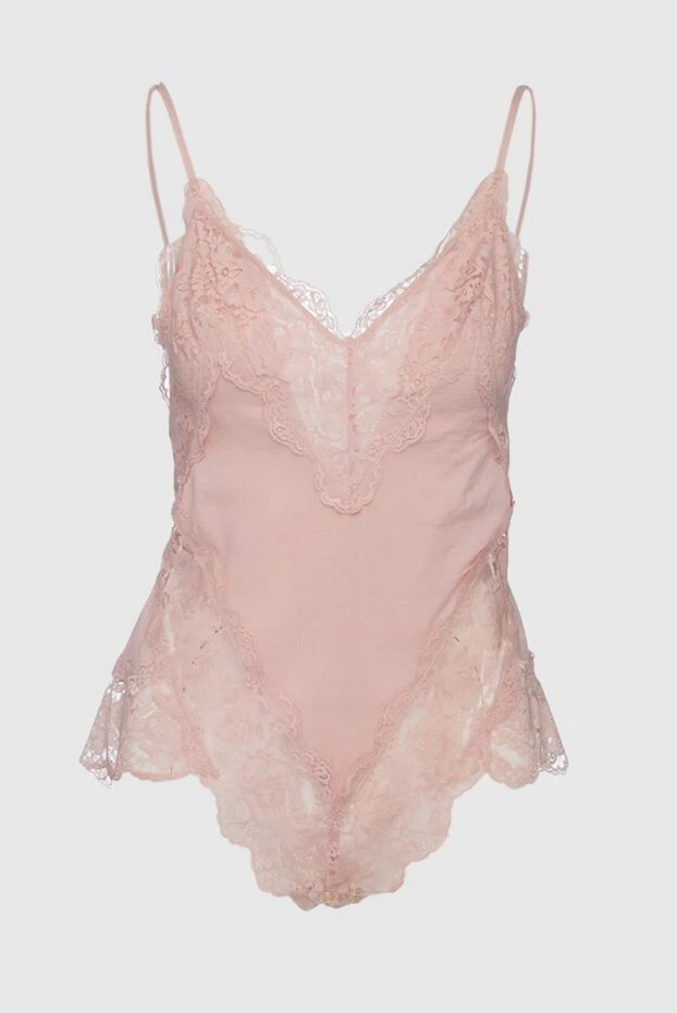 Zimmermann woman cotton bodysuit pink for women buy with prices and photos 160280 - photo 1