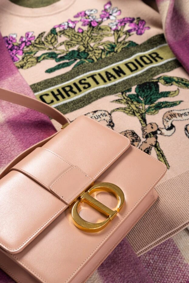 Dior джемпер з кашеміру та вовни рожевий жіночий 160290 - фото 3