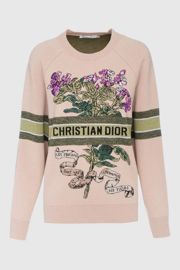 Dior woman pink cashmere and wool jumper for women buy with prices and photos 160290 - photo 1
