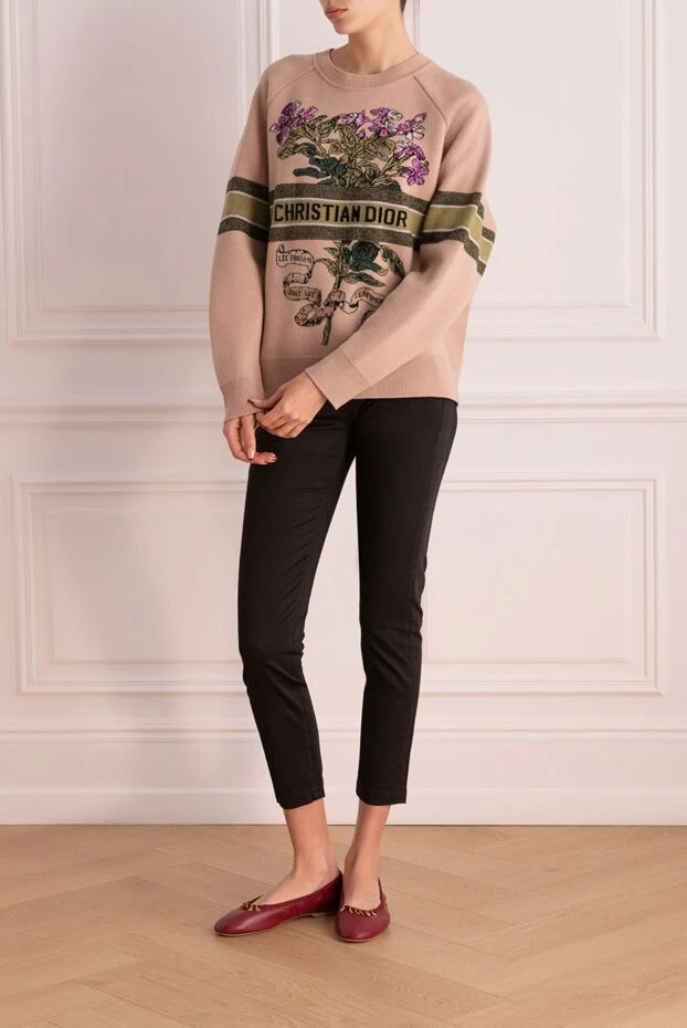Dior woman pink cashmere and wool jumper for women buy with prices and photos 160290 - photo 2