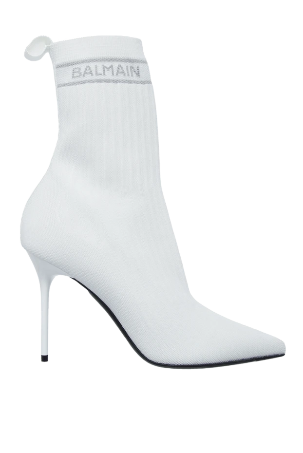 Balmain woman white textile ankle boots for women 160301 - photo 1