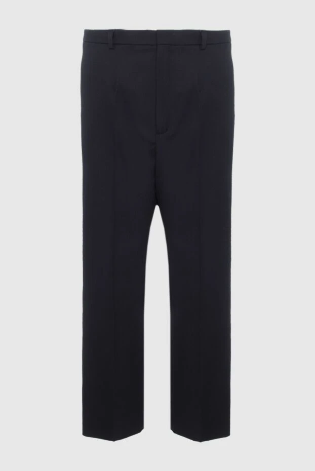 Saint Laurent женские брюки из шерсти черные женские купить с ценами и фото 160321 - фото 1