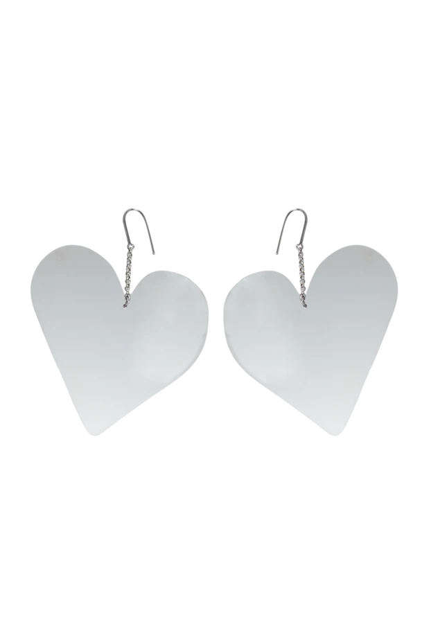 Isabel Marant large gray earrings for women in the shape of a heart 160348 - photo 1