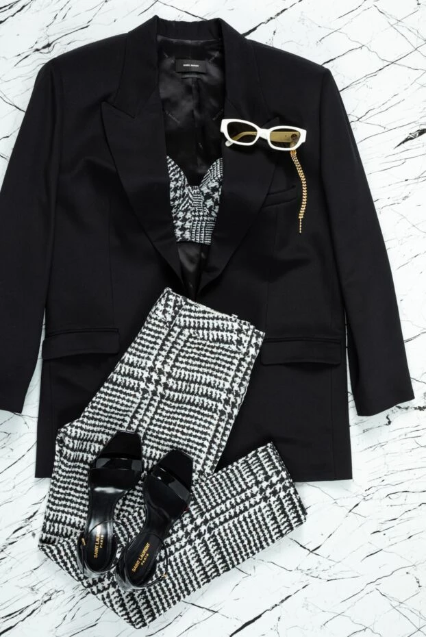 Isabel Marant black acetate and silk jacket for women 160362 - photo 2