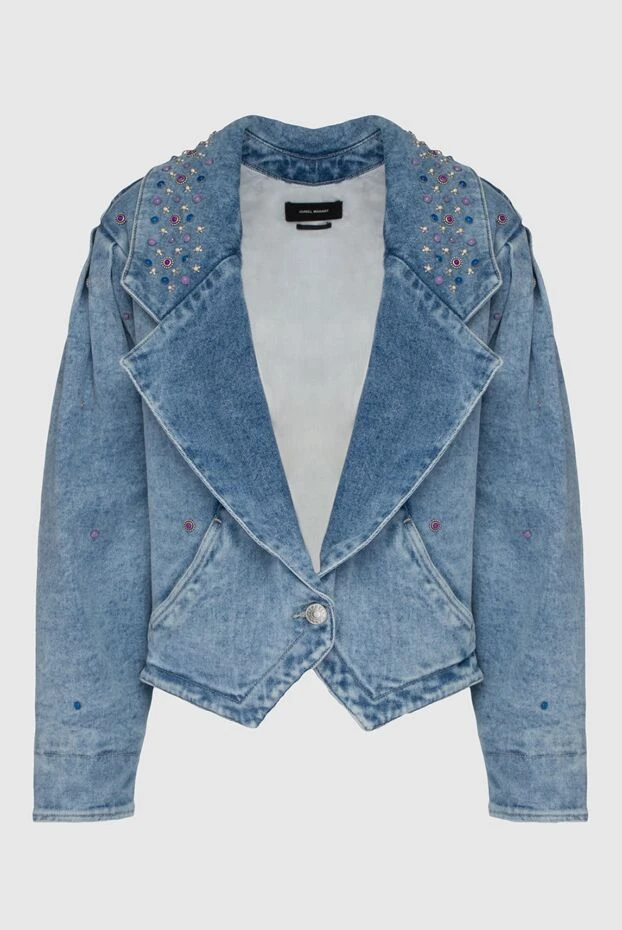 Isabel Marant woman women's blue cotton and elastane jacket buy with prices and photos 160367 - photo 1