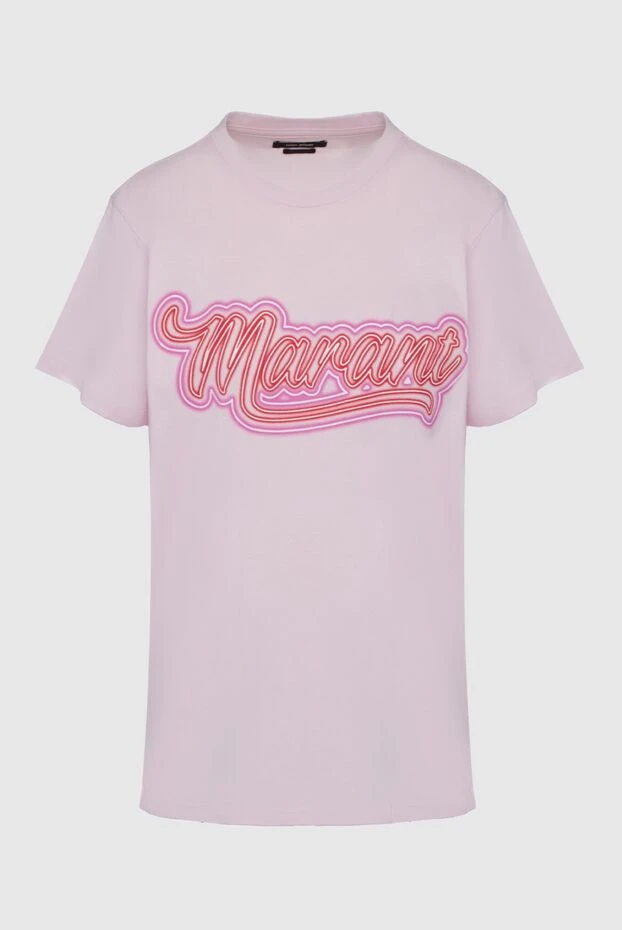 Isabel Marant woman pink cotton t-shirt for women buy with prices and photos 160375 - photo 1