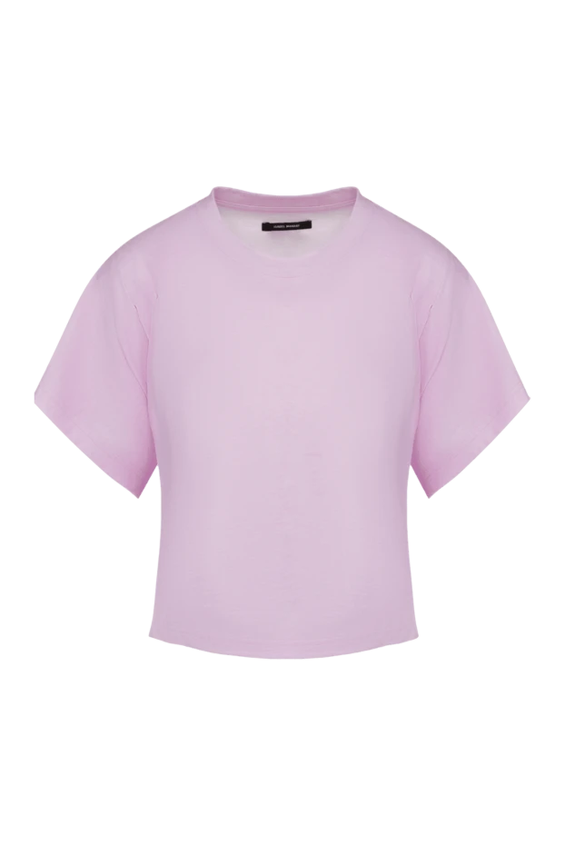 Isabel Marant woman pink cotton t-shirt for women 160379 - photo 1