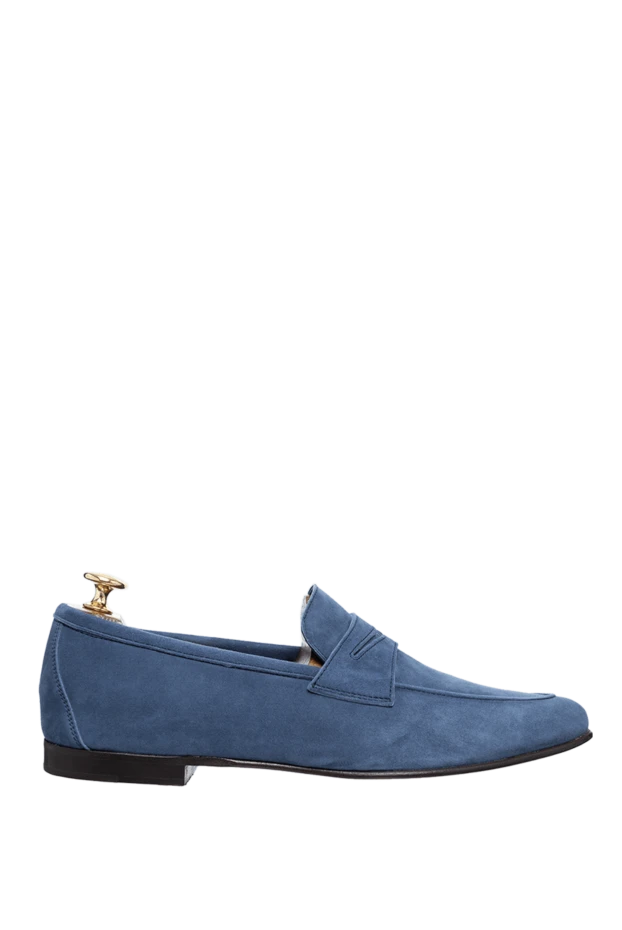 Andrea Ventura man blue suede loafers for men buy with prices and photos 160389 - photo 1