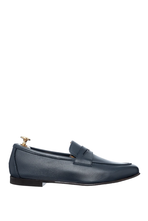 Andrea Ventura man blue leather loafers for men buy with prices and photos 160390 - photo 1