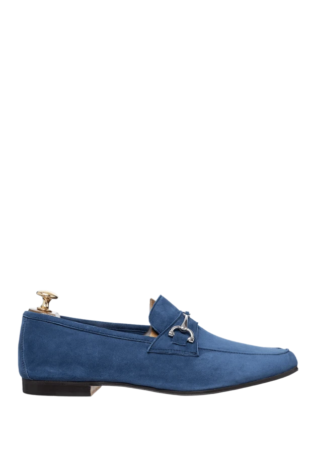 Andrea Ventura man blue suede loafers for men buy with prices and photos 160395 - photo 1