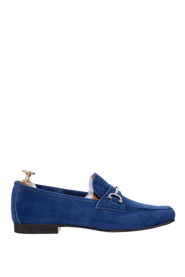 Andrea Ventura man blue suede loafers for men buy with prices and photos 160396 - photo 1