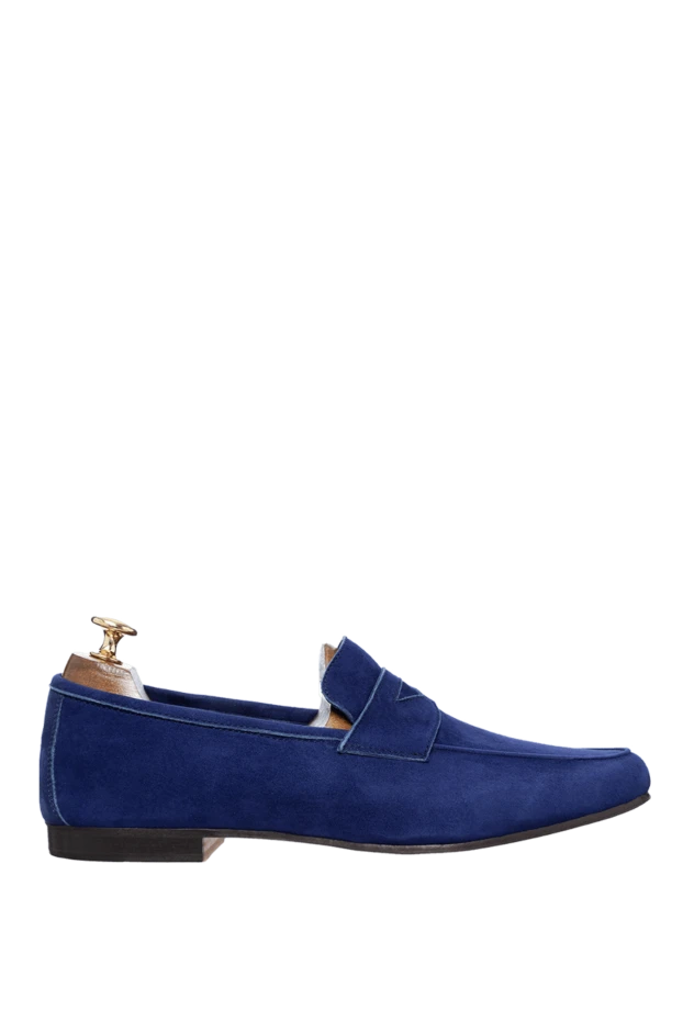 Andrea Ventura man blue suede loafers for men buy with prices and photos 160403 - photo 1