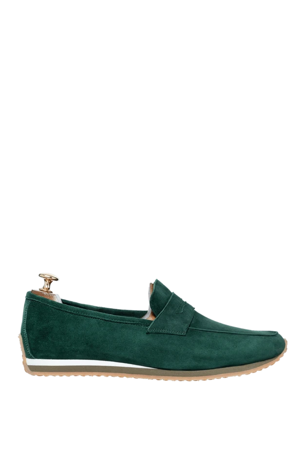 Andrea Ventura man green suede drivers for men buy with prices and photos 160410 - photo 1
