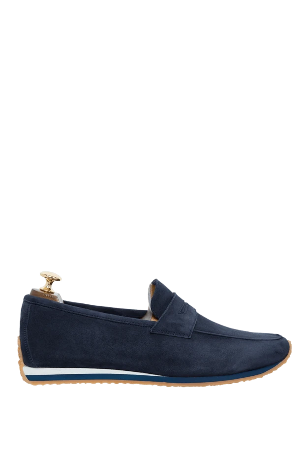 Andrea Ventura man blue suede drivers for men 160413 - photo 1