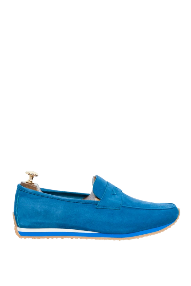 Andrea Ventura man blue suede drivers for men 160414 - photo 1