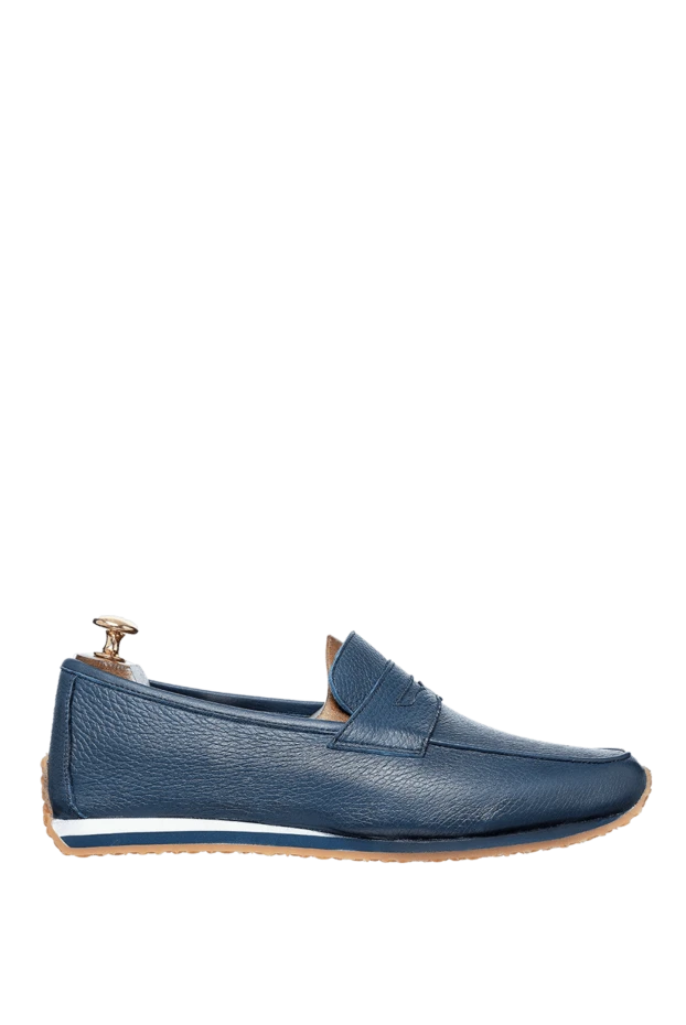 Andrea Ventura man blue leather drivers for men buy with prices and photos 160416 - photo 1