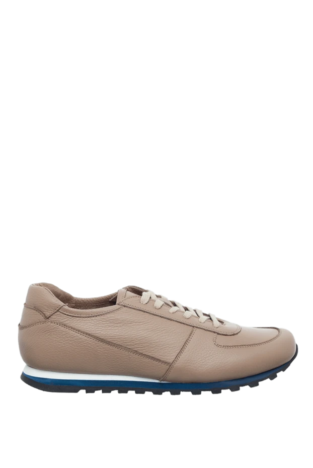 Andrea Ventura man beige leather sneakers for men buy with prices and photos 160423 - photo 1