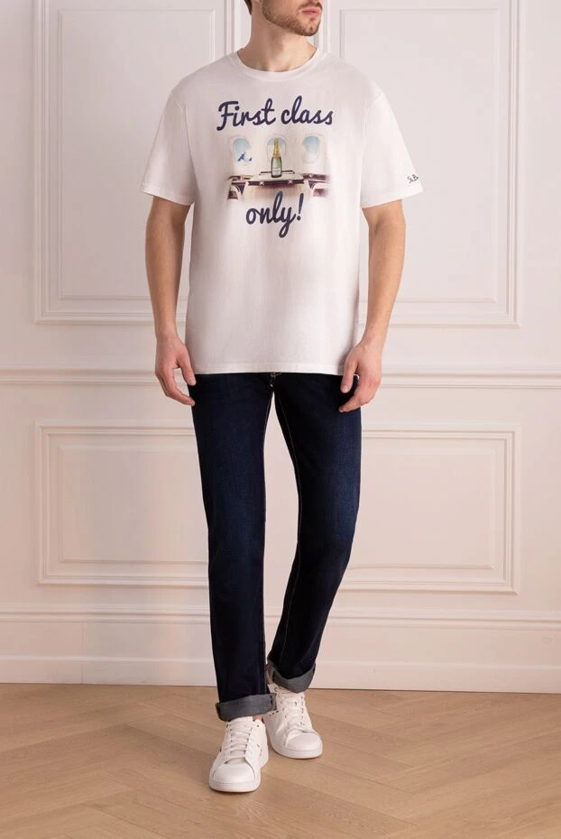 MC2 Saint Barth man white cotton t-shirt for men buy with prices and photos 160439 - photo 2