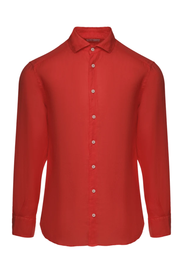 MC2 Saint Barth red linen shirt for men 160443 - photo 1