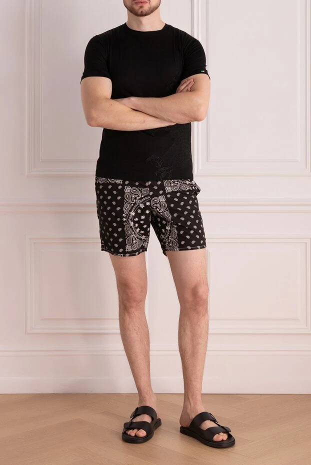 MC2 Saint Barth man men's black polyester beach shorts buy with prices and photos 160462 - photo 2