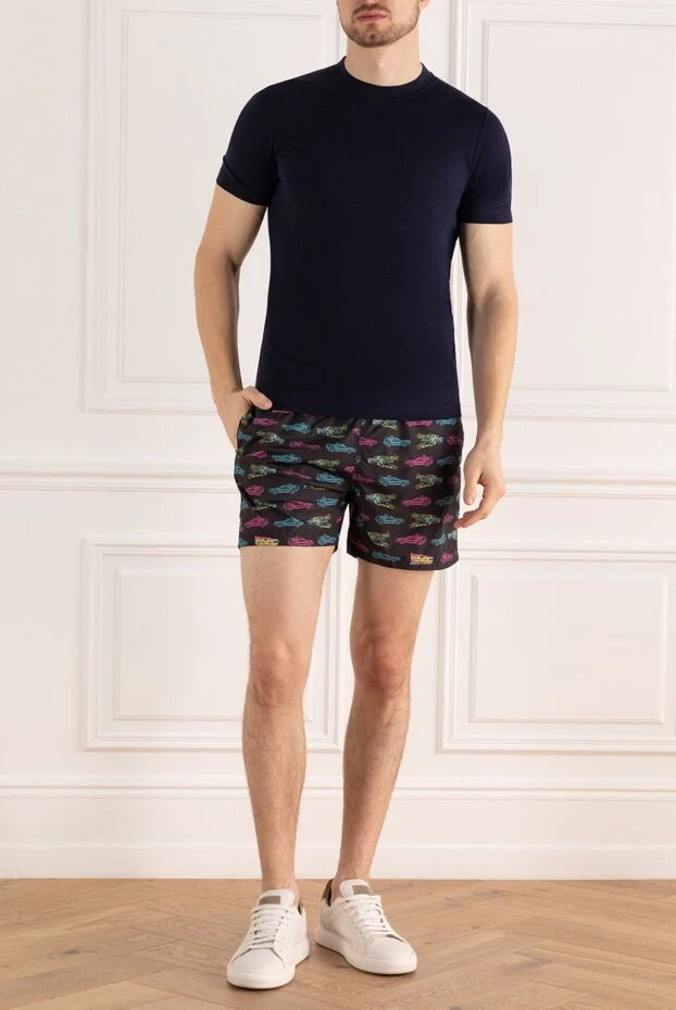 MC2 Saint Barth man men's black polyester beach shorts buy with prices and photos 160464 - photo 2